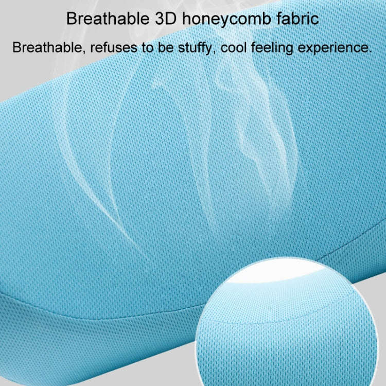 Car U-shaped Neck Pillow Soft Headrest Children Car Seat Side Sleeping Pillow(Sky Blue)