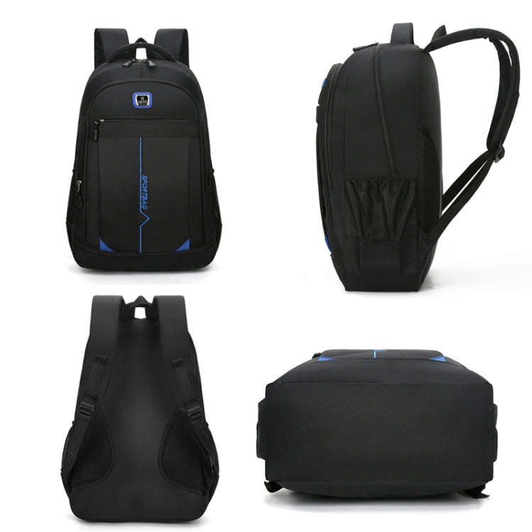 Casual Computer Backpack Large Capacity Student Schoolbag For Men and Women(Blue)
