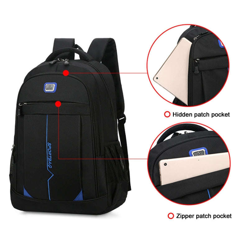 Casual Computer Backpack Large Capacity Student Schoolbag For Men and Women(Blue)