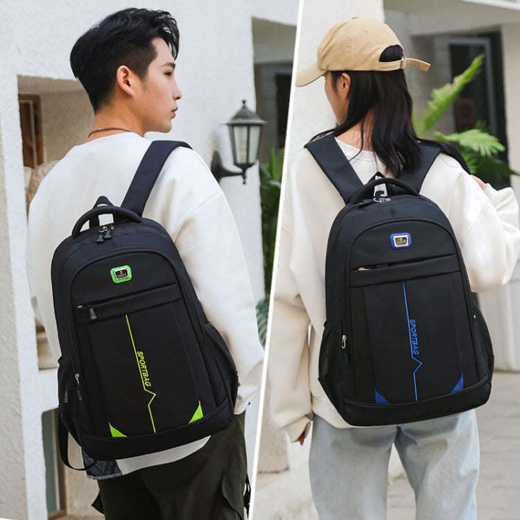 Casual Computer Backpack Large Capacity Student Schoolbag For Men and Women(Blue)