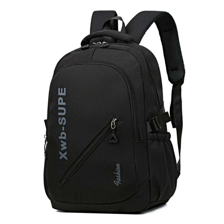 Backpack for Junior High School Students Cute Schoolbag Travel Bag(Black)