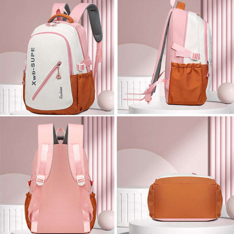 Backpack for Junior High School Students Cute Schoolbag Travel Bag(Black)