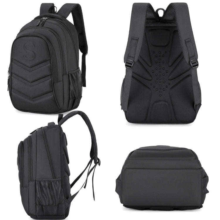 Hard Shell Business Backpack Student Schoolbag 15.6 Inch Laptop Bag(S)
