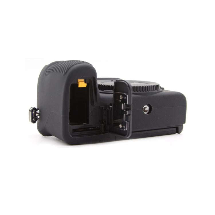For Nikon Z50II Smooth Surface Camera Protective Silicone Case(Black)