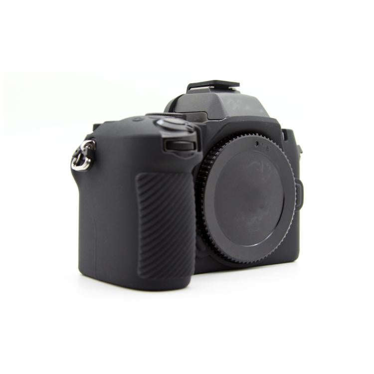 For Nikon Z50II Smooth Surface Camera Protective Silicone Case(Black)