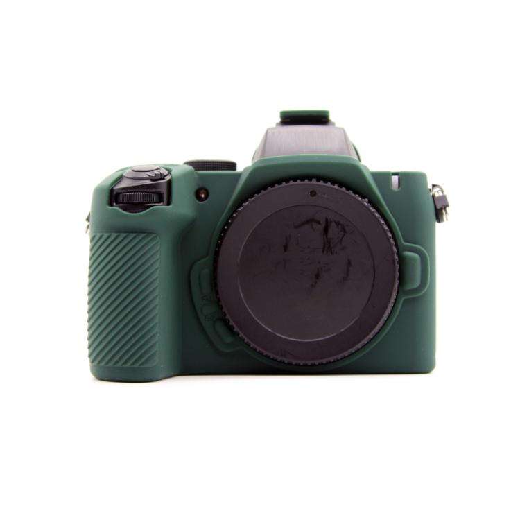 For Nikon Z50II Smooth Surface Camera Protective Silicone Case(Dark Green)