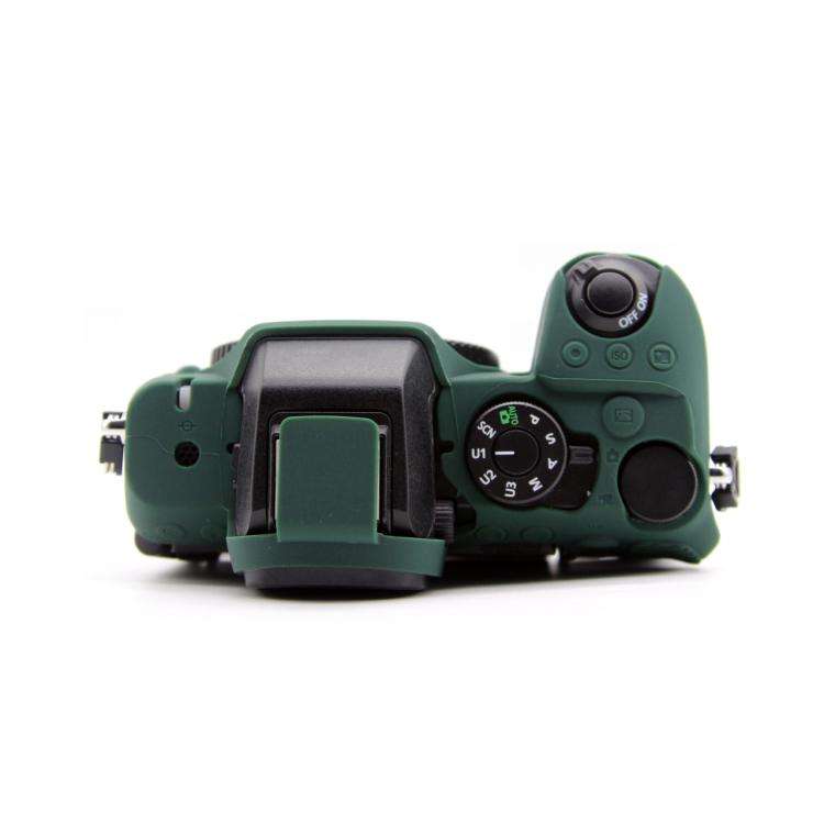 For Nikon Z50II Smooth Surface Camera Protective Silicone Case(Dark Green)