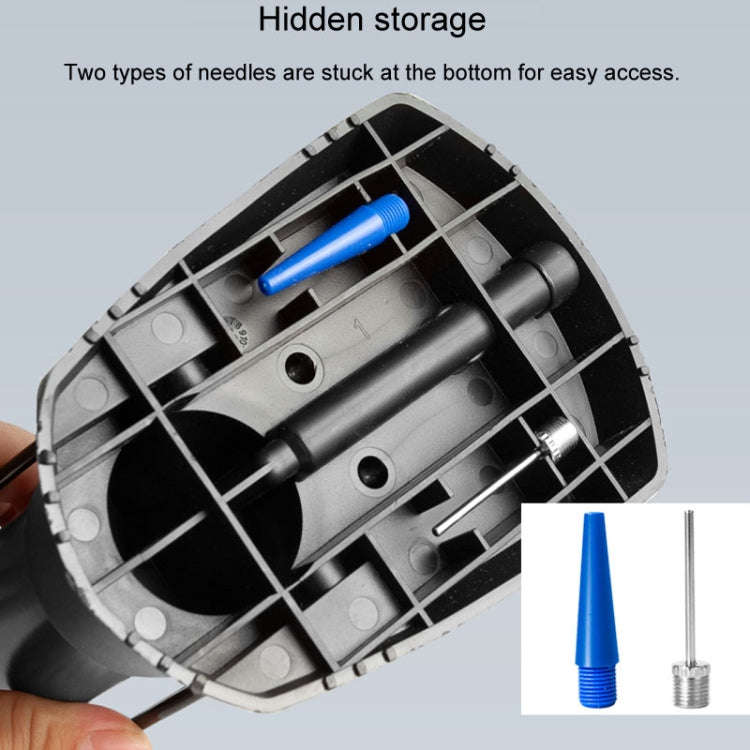 Car / Motorcycle / Bicycle Foot Inflator Pump Pointer Type Tire Pressure Detection Foot Inflator(...