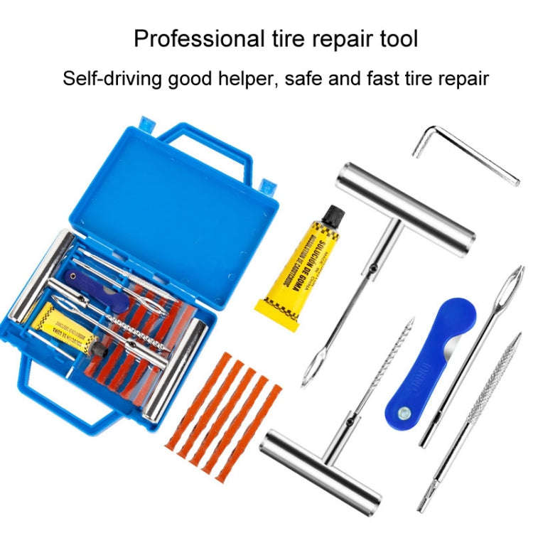 7 In 1 Car Tire Repair Tool Set Motorcycle Vacuum Tire Emergency Fast Repair Toolkit