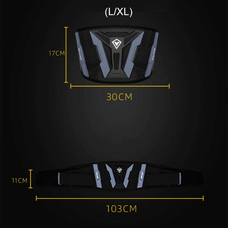 SULAITE Motorcycle Long-distance Riding Anti-fall Waist Protection Equipment, Size: L/XL
