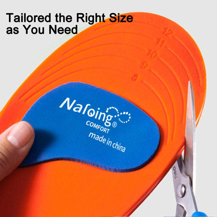 Sports Shock-absorbing Insoles Soft Bottom Sweat-absorbing Flat Arch Full Pad Heel Insoles, Size:...