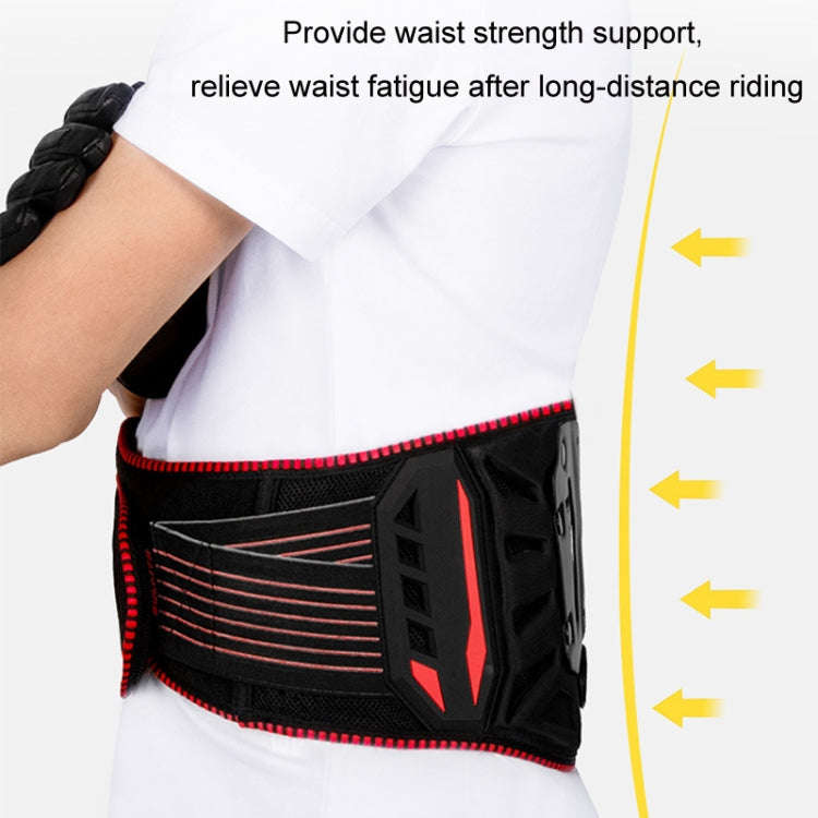 SULAITE Motorcycle Riding Breathable Anti-Fall Belt, Color: Red L/XL