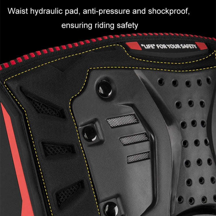 SULAITE Motorcycle Riding Breathable Anti-Fall Belt, Color: Red L/XL