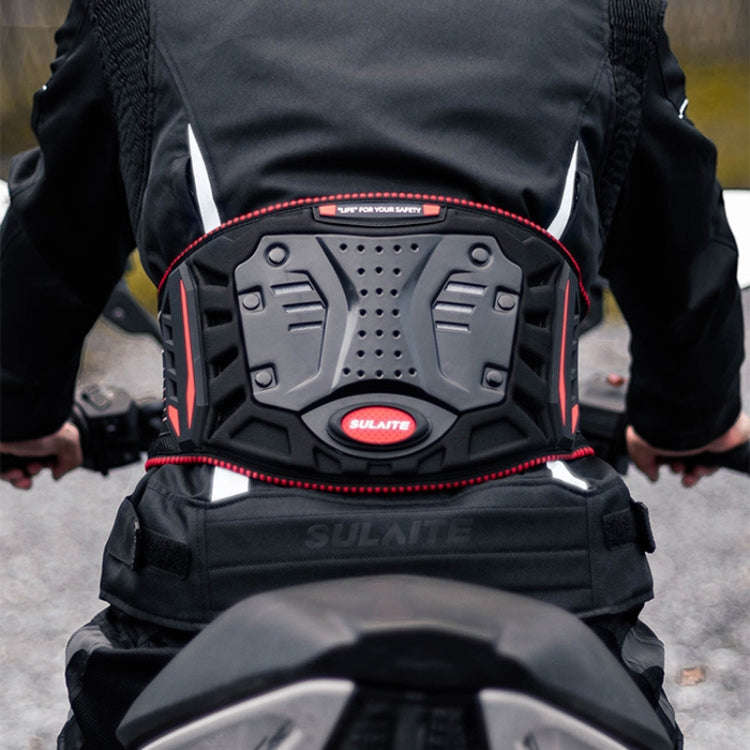 SULAITE Motorcycle Riding Breathable Anti-Fall Belt, Color: Red L/XL
