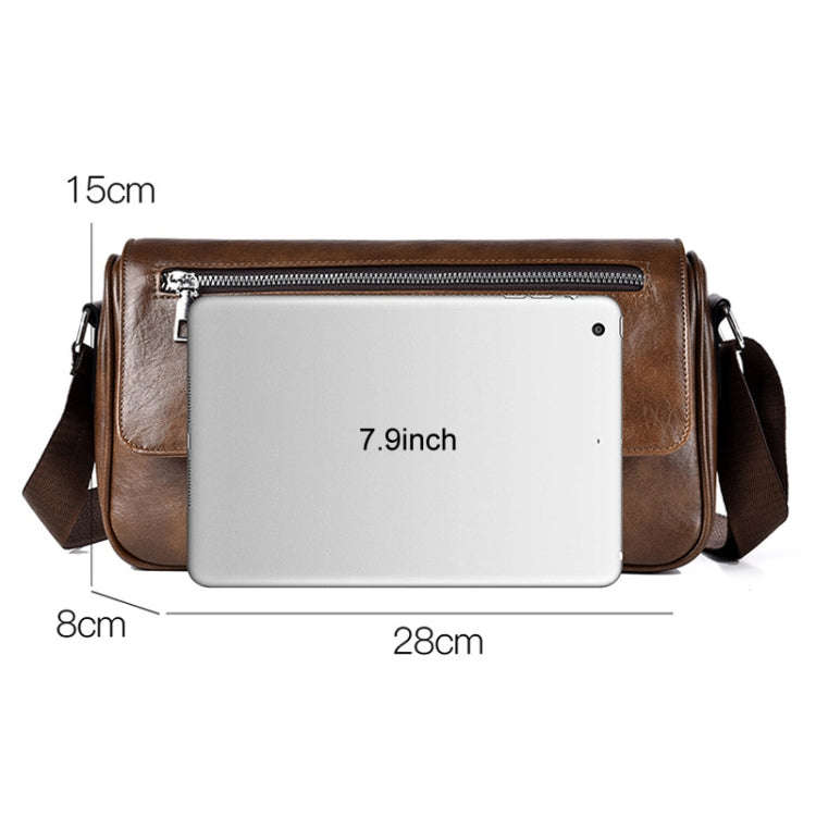 WEIXIER D514 Men Crossbody Waterproof Single Shoulder Bag Large Capacity Commuter Messenger Backp...