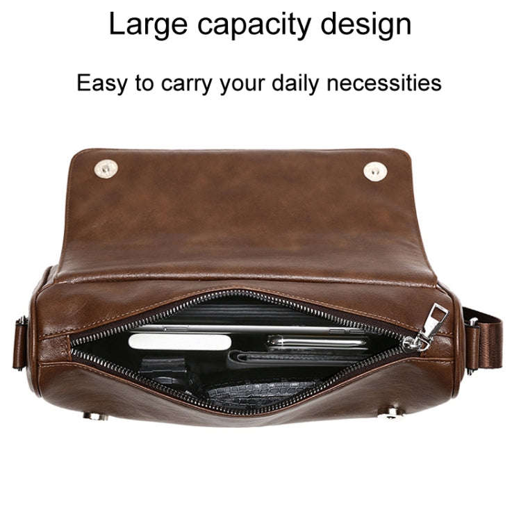 WEIXIER D514 Men Crossbody Waterproof Single Shoulder Bag Large Capacity Commuter Messenger Backp...