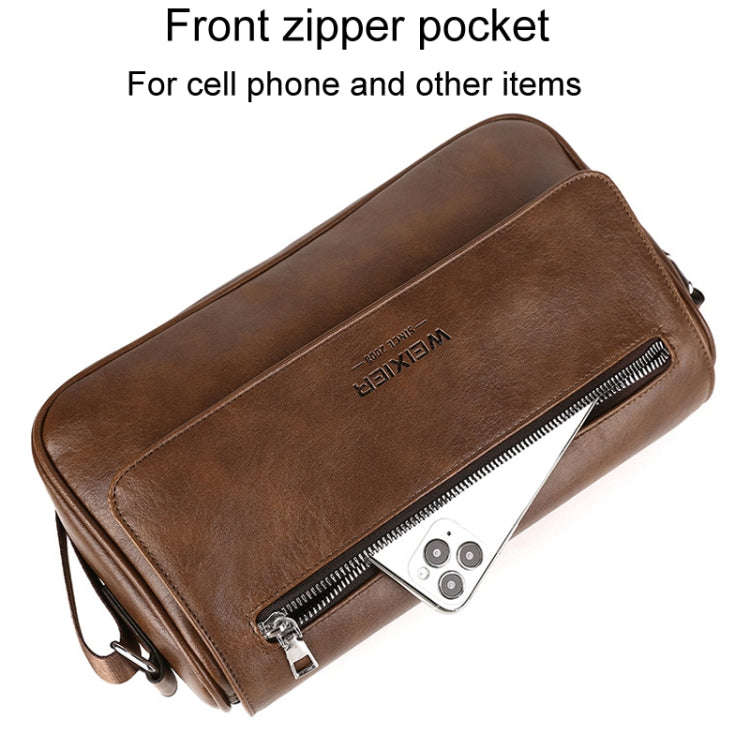WEIXIER D514 Men Crossbody Waterproof Single Shoulder Bag Large Capacity Commuter Messenger Backp...