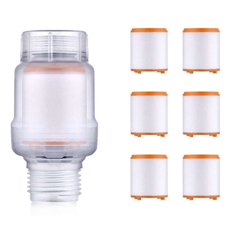 Household Washing Machine Electrical Water Heater Water Purification Filter With 6 Cartridges, St...