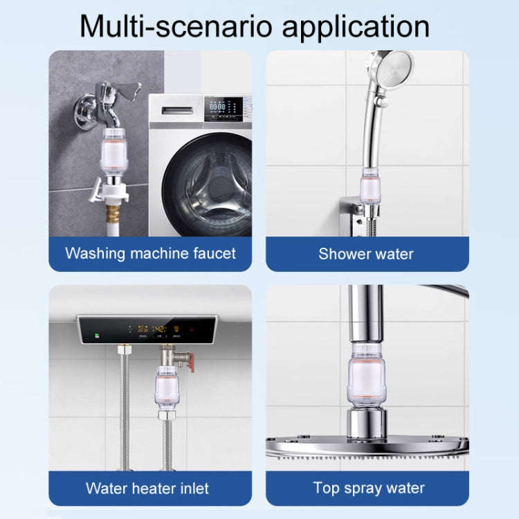 Household Washing Machine Electrical Water Heater Water Purification Filter With 6 Cartridges, St...