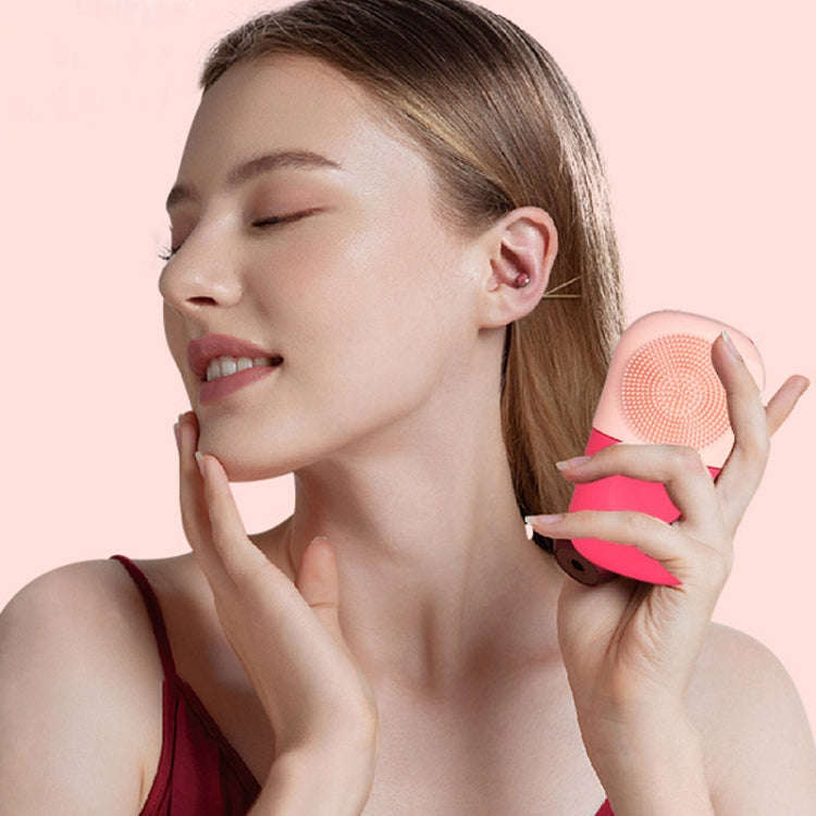 Beauty Capsule Tool Facial Massage Cleansing Silicone Compress Ice Compartment Mold(Purple Green)