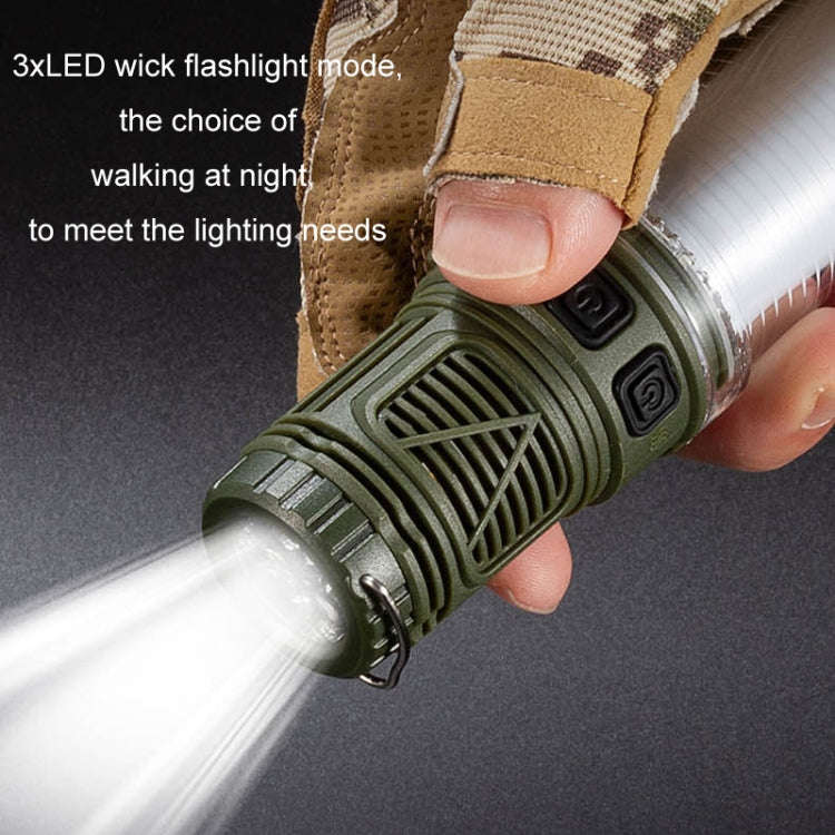 3 in 1 LED Mosquito Repellent Camping Light Magnetic Outdoor Tent Light(W8122 Green)