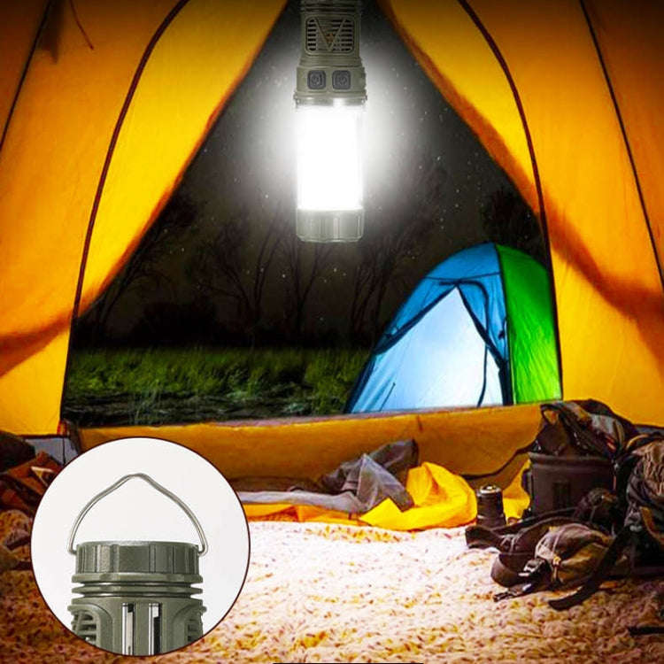 3 in 1 LED Mosquito Repellent Camping Light Magnetic Outdoor Tent Light(W8122 Black)