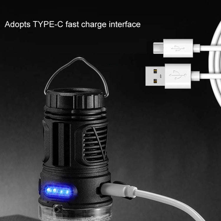 3 in 1 LED Mosquito Repellent Camping Light Magnetic Outdoor Tent Light(W8122 Black)