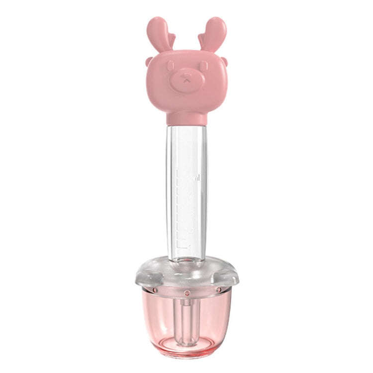 Children Cartoon Medicine Feeder Portable Dropper Baby Water And Liquid Feeder(Pink)