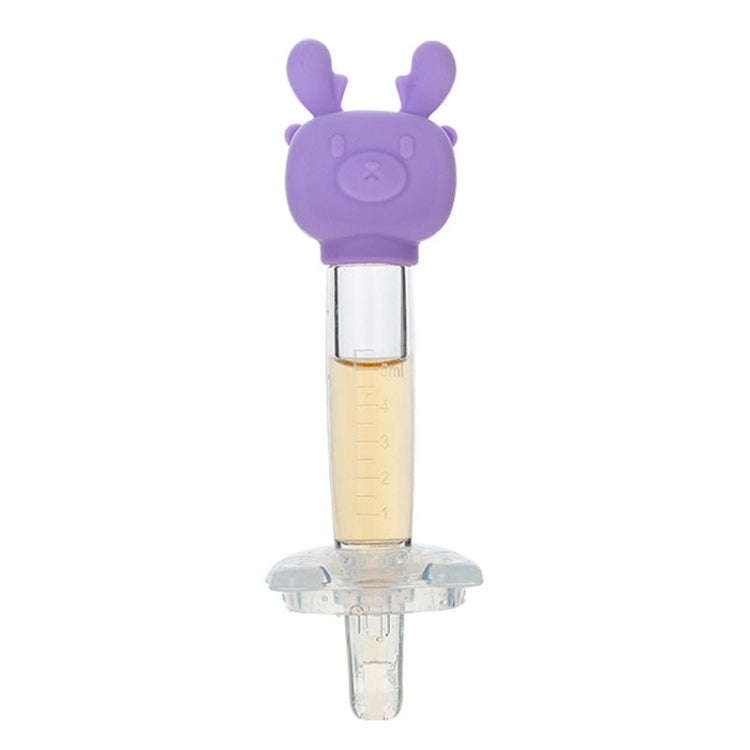 Children Cartoon Medicine Feeder Portable Dropper Baby Water And Liquid Feeder(Yellow)