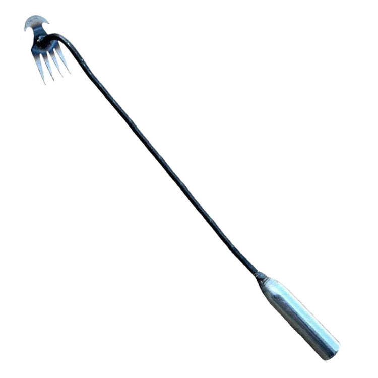 Four-Tooth Dual Purpose Weed Remover Tool Gardening Weed Rake Uprooting Weeding Tool, Length: 50c...