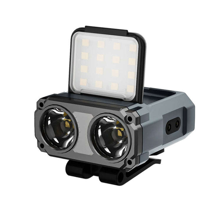 Clip Cap USB Charging Outdoor Induction LED Headlight, Style: Three-use Stepless Dimming C Type