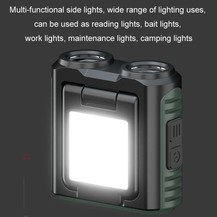 Clip Cap USB Charging Outdoor Induction LED Headlight, Style: Dual-use A Type