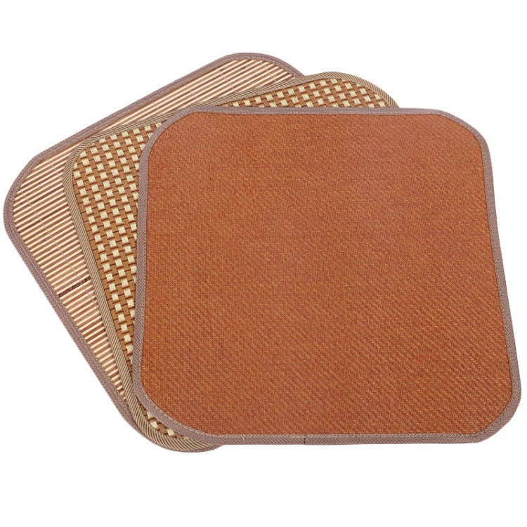 Summer Office Seat Cushion Chair Pad Double Thickened Cooling Mat Home Sofa Cushion, Size: 50x50c...