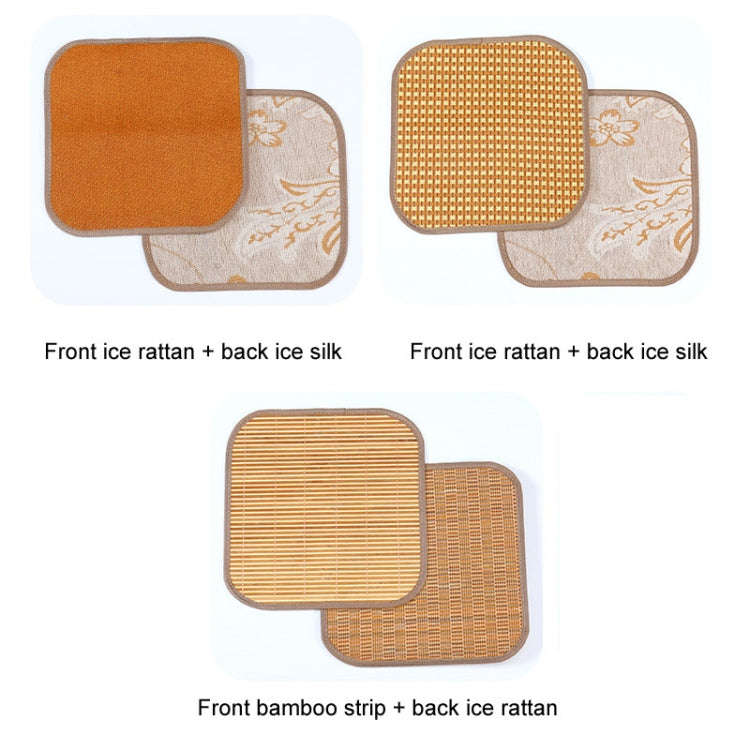 Summer Office Seat Cushion Chair Pad Double Thickened Cooling Mat Home Sofa Cushion, Size: 50x50c...