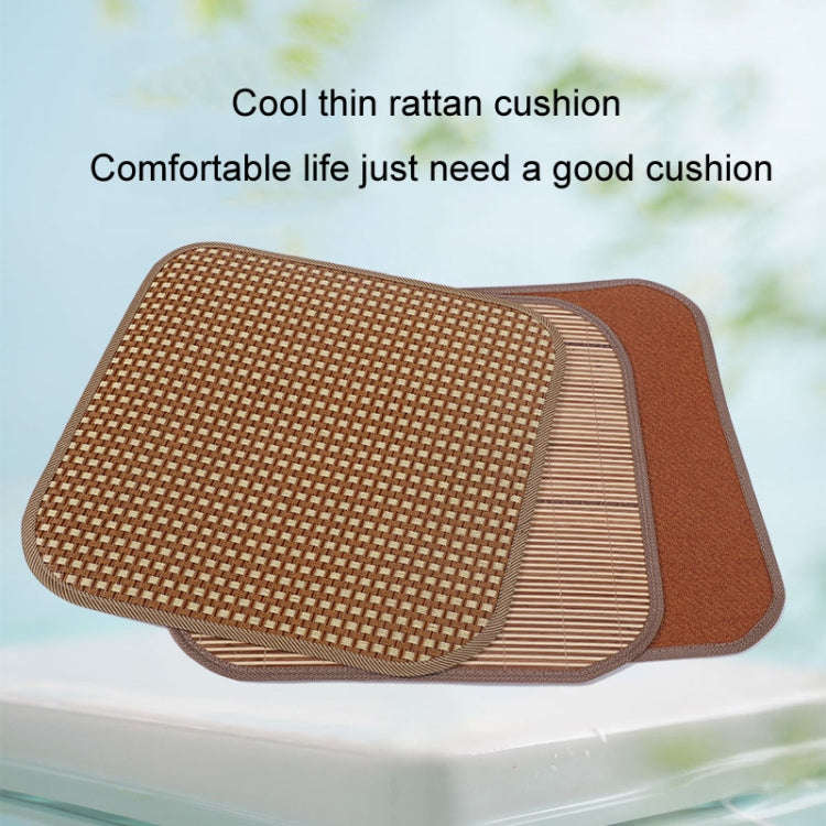 Summer Office Seat Cushion Chair Pad Double Thickened Cooling Mat Home Sofa Cushion, Size: 35x35c...