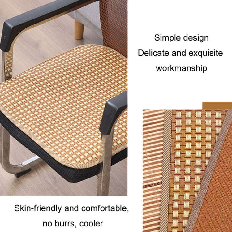 Summer Office Seat Cushion Chair Pad Double Thickened Cooling Mat Home Sofa Cushion, Size: 35x35c...