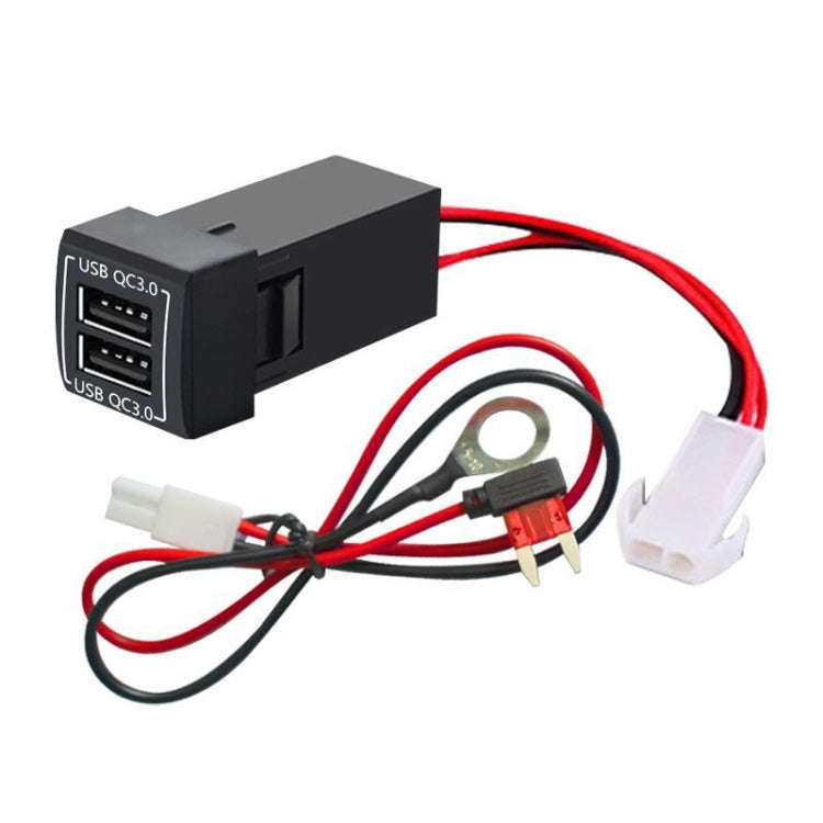 For Toyota Corolla / Levin / Avalon / Prado / Wildlander / Camry Dual-USB Modified Car Charger, M...