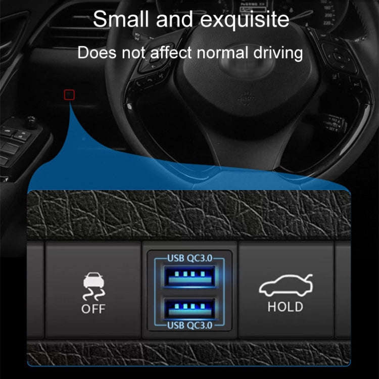 For Toyota Corolla / Levin / Avalon / Prado / Wildlander / Camry Dual-USB Modified Car Charger, M...