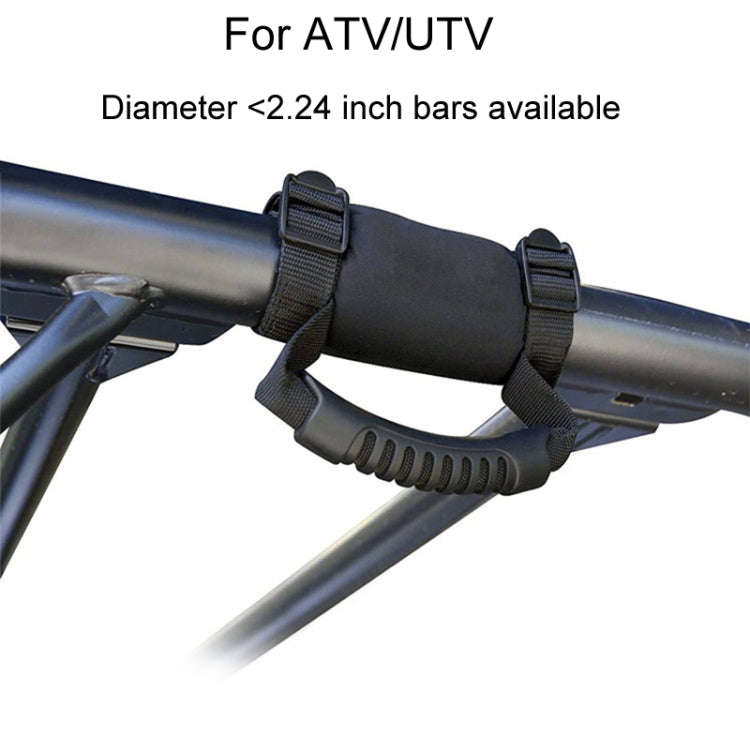 UTV Beach Bike Conversion Car Handle Rope Polaris RZR Non-Slip Handrail(Black)