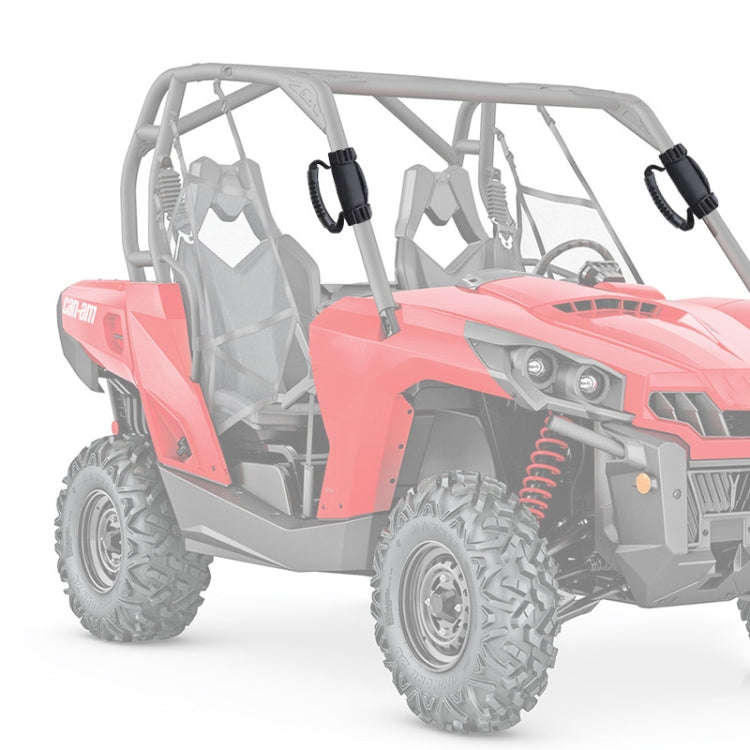 UTV Beach Bike Conversion Car Handle Rope Polaris RZR Non-Slip Handrail(Black)
