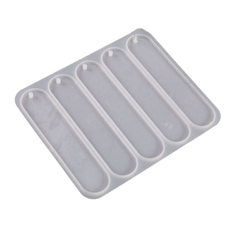 Full-page Bookmark Pendant Silicone Mold DIY Epoxy Resin Mold, Spec: Oval