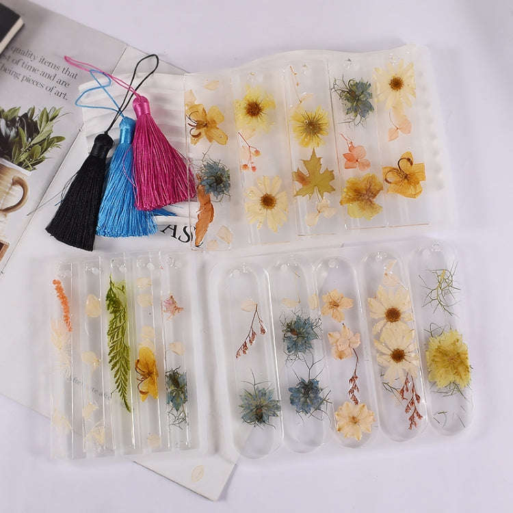 Full-page Bookmark Pendant Silicone Mold DIY Epoxy Resin Mold, Spec: Rectangular Large