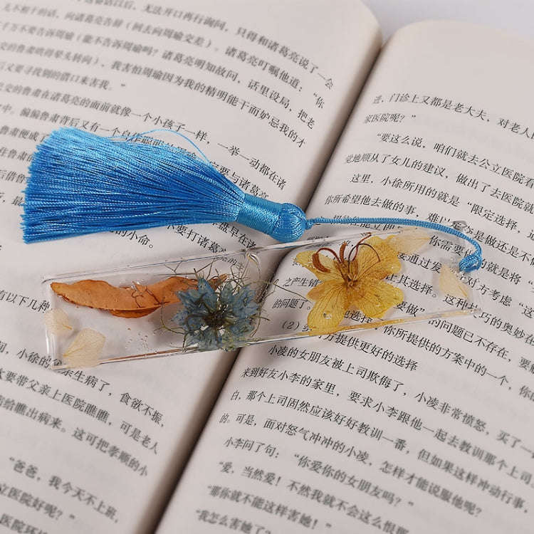 Full-page Bookmark Pendant Silicone Mold DIY Epoxy Resin Mold, Spec: Rectangular Large