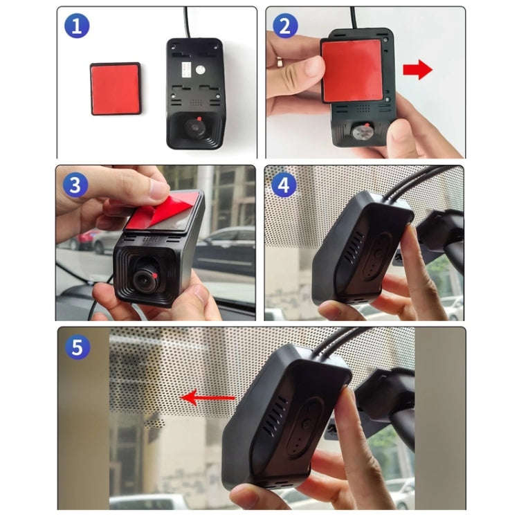 Android ADAS HD Night Vision 1080P USB Driving Recorder, Model: Dual Lens(32G Memory Card)