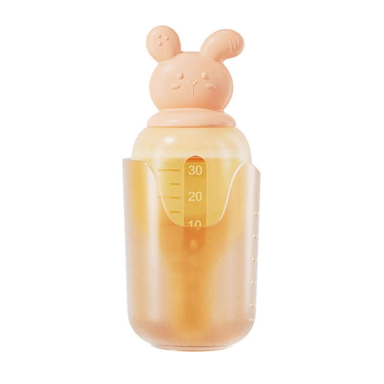Baby Pacifier Medicine Feeder Pressing Infant Feeding Dropper Silicone Water Feeder(Pink)