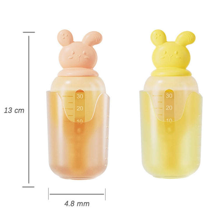 Baby Pacifier Medicine Feeder Pressing Infant Feeding Dropper Silicone Water Feeder(Pink)