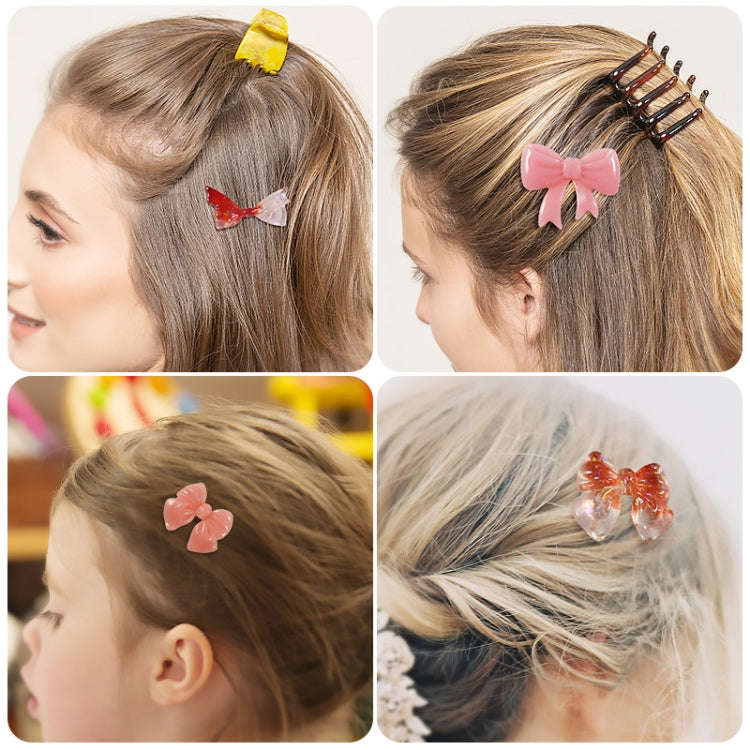 Bowknot Hairpin Jewelry Silicone Molds DIY Epoxy Resin Casting Mould Style 001