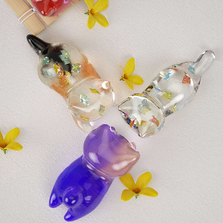 Cats Back Epoxy Resin Molds for Keychain Bag Pendant Pen Holder Mould