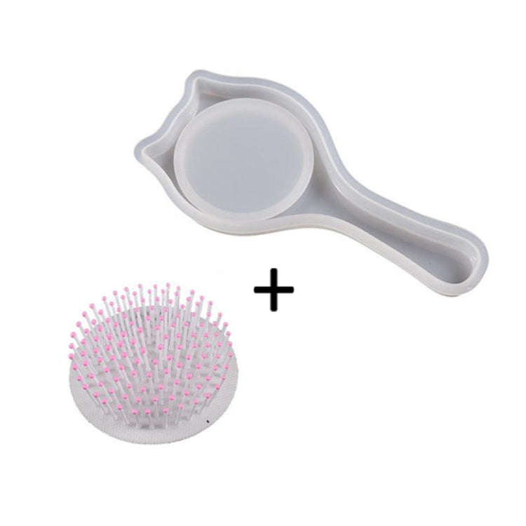 Air Cushion Comb Set Silicone Mold DIY Epoxy Resin Craft Making Mold, Spec: Cat Ear 005