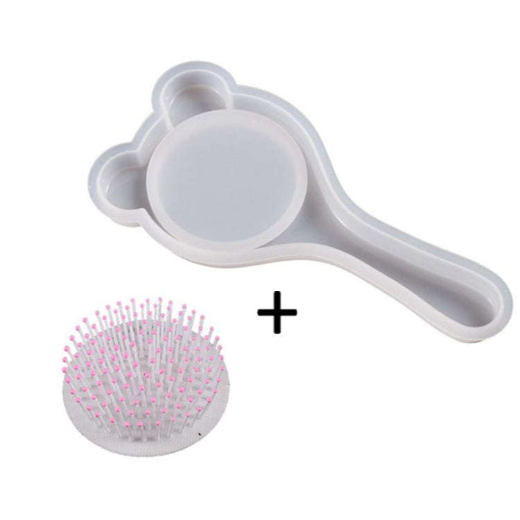 Air Cushion Comb Set Silicone Mold DIY Epoxy Resin Craft Making Mold, Spec: Bear Ear 002